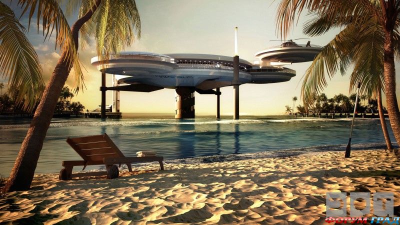 Подводный отель в Дубае