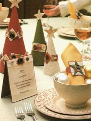 ukrashenie novogodnego stola