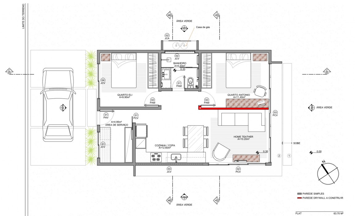 Маленькая квартира – Box House от arquitetura:design