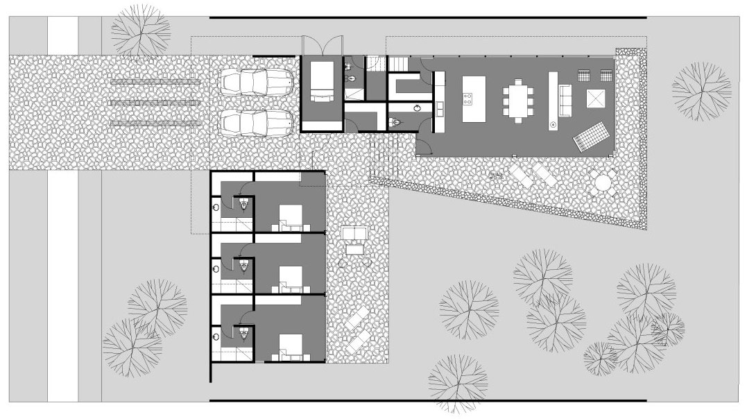 Частный особняк с личным полем для гольфа от Augusto Quijano Arquitectos, Mérida, Yucatán, Мексика