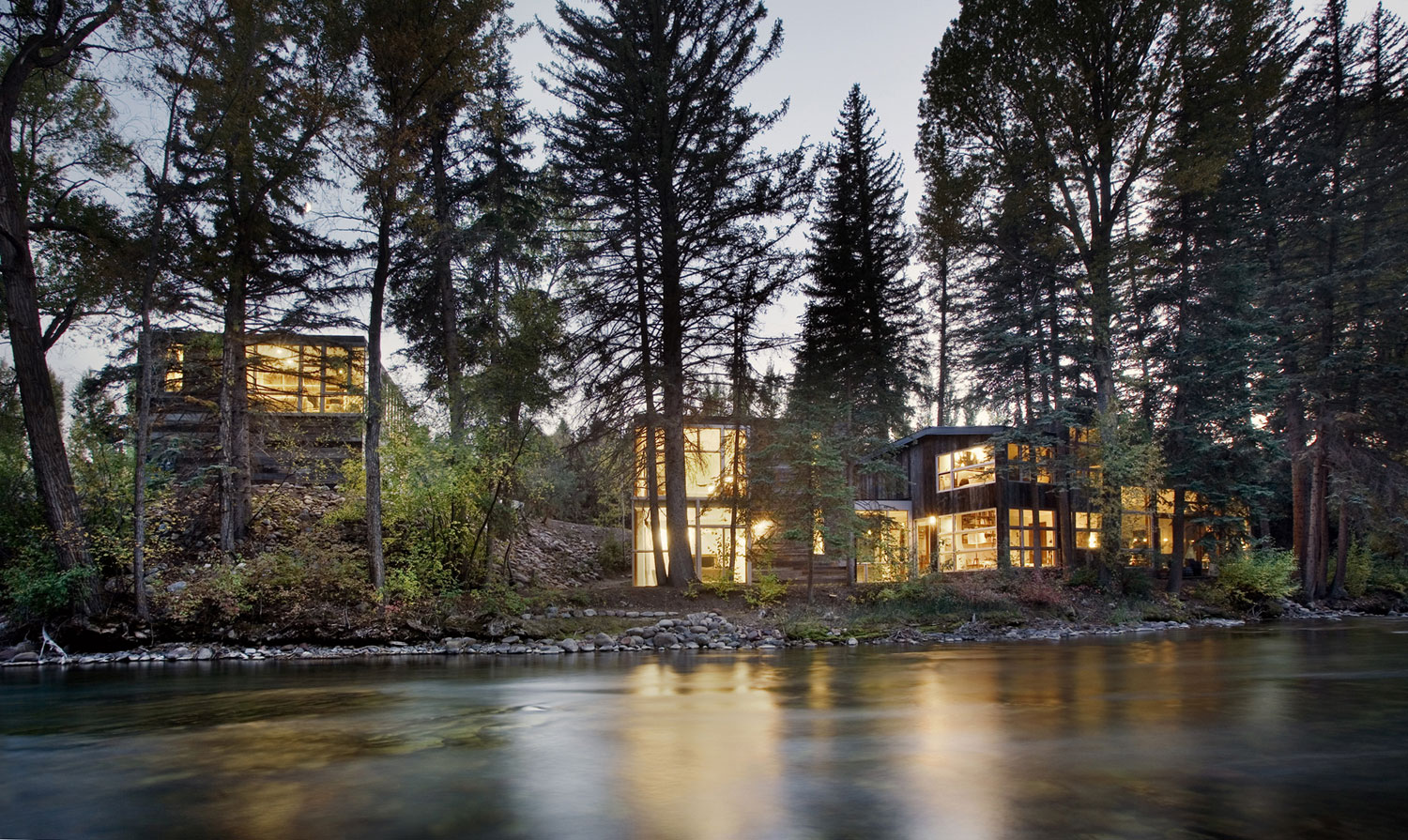 Интерьер резиденции Piampiano от Studio B Architects, Woody Creek, Колорадо, США