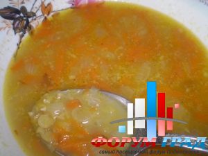 гороховый суп постный