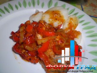 Мясо под перцем