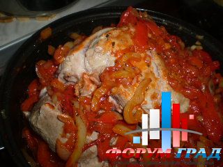 Свинина под перцем