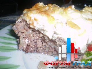 Запеканка ленивые голубцы