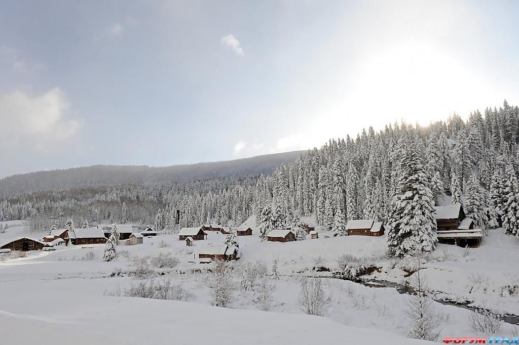 Отель Dunton Hot Springs зимой