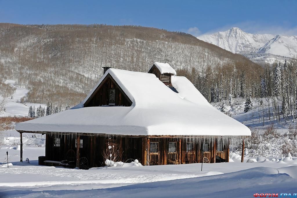 Отель Dunton Hot Springs зимой