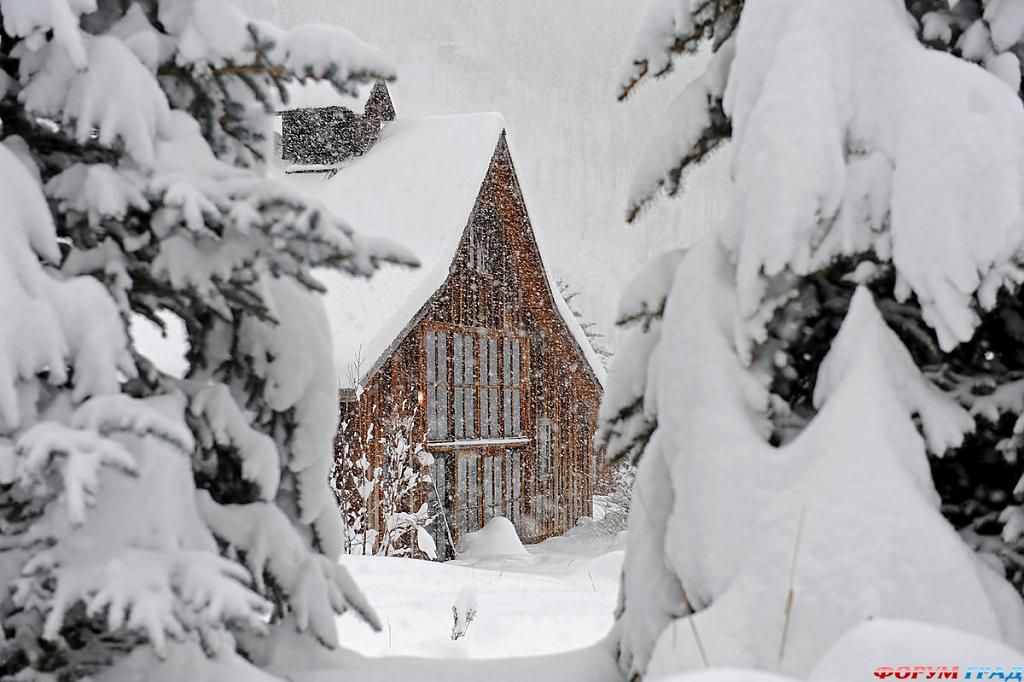 Отель Dunton Hot Springs зимой