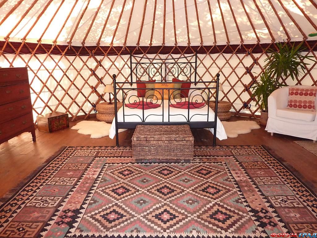 В отеле The Hoopoe Yurt Hotel