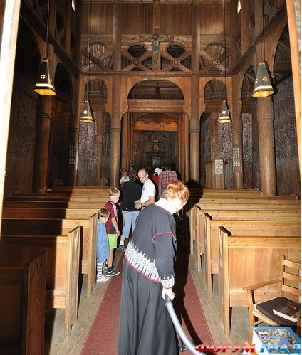 церковь Borgund Лэрдала