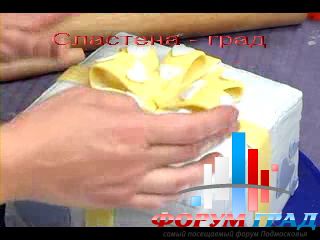 бант из мастики