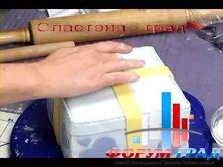 бант из мастики