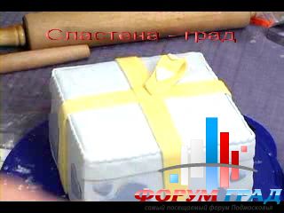 бант из мастики