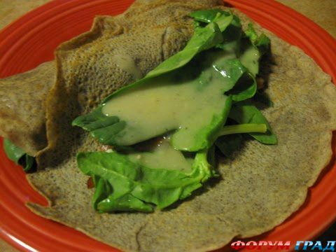 Spinach Crepes