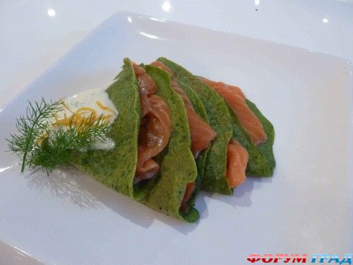 Spinach Crepes