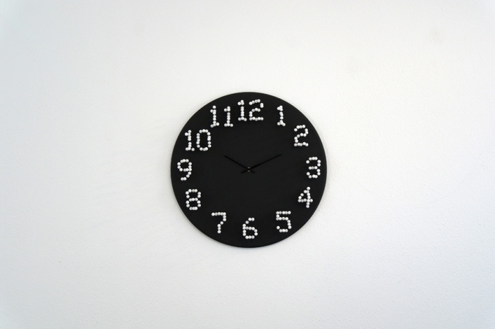 Настенные часы из бамбука от дизайнера J.P.Meulendijks