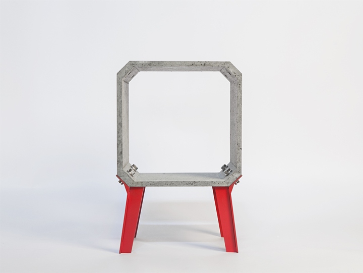 Мебель из цемента Zhi & Kou от bentu design