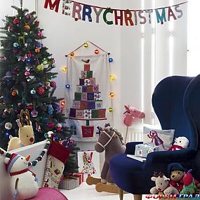 Украшение комнаты к новому году для детей