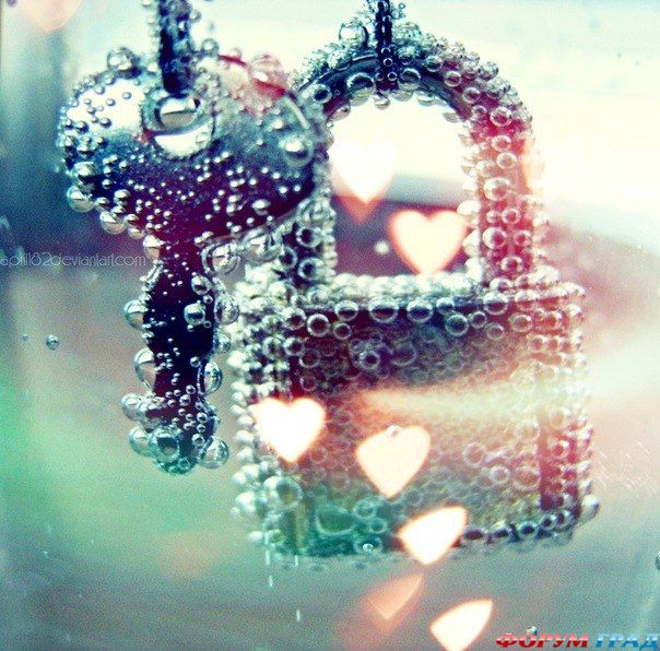 Замочек под водой