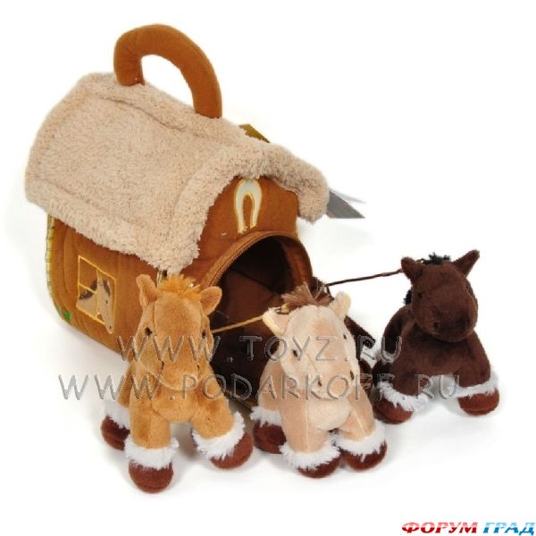 Домик с тремя лошадками