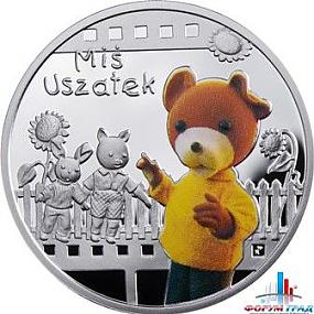 Монета с Мишкой ушастым из мультфильма