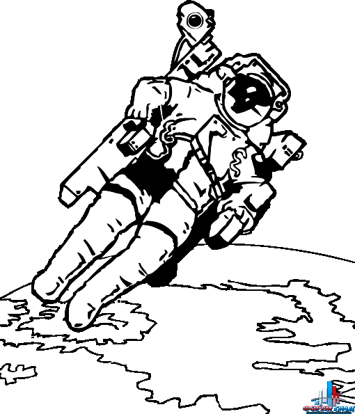 Раскраски космос и корабли