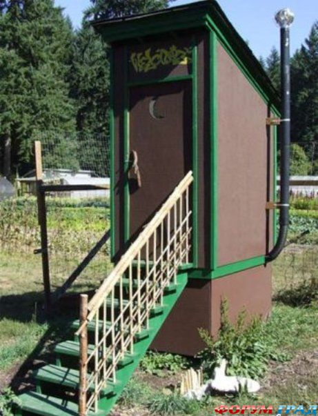 Туалет на даче