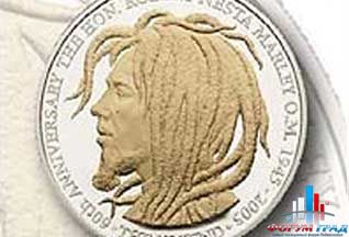 Монета с Бобом Марли