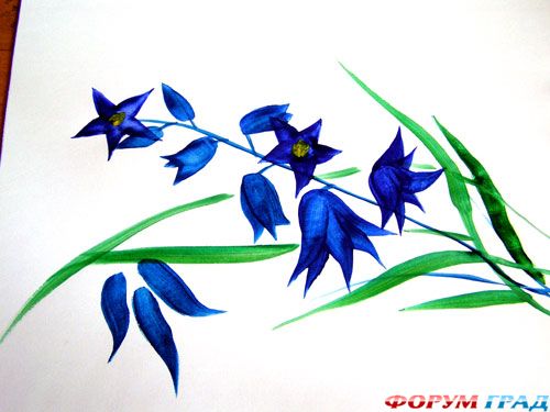 Рисунок колокольчика