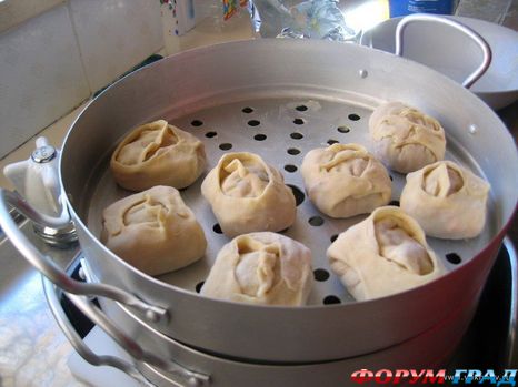 Рецепт мантов в пароварке