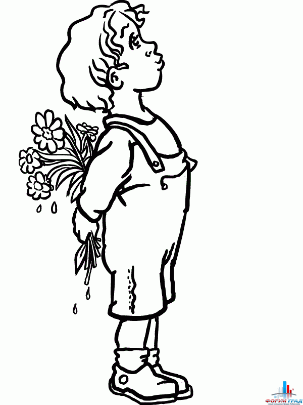 Раскраски к 8 марта