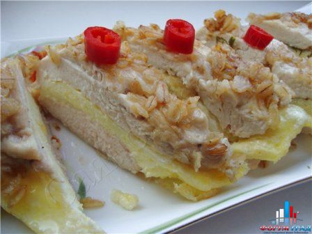 Курица в панировке из овсянки