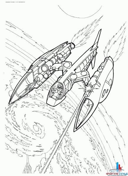 Раскраски космос