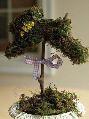 Поделки из мха