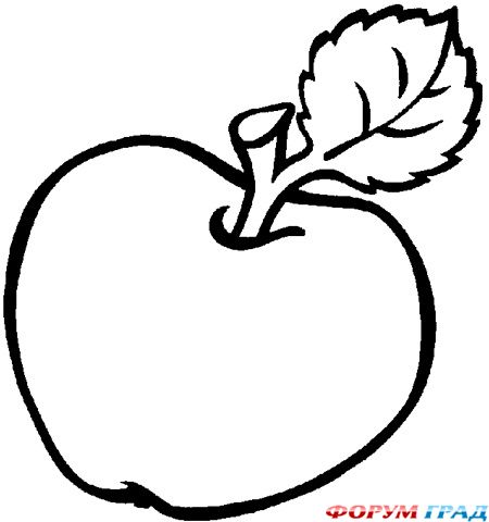 Раскраски фрукты и ягоды