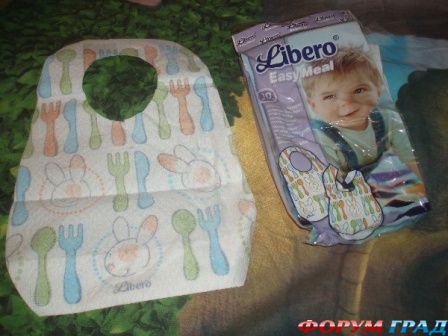 Одноразовые слюнявчики