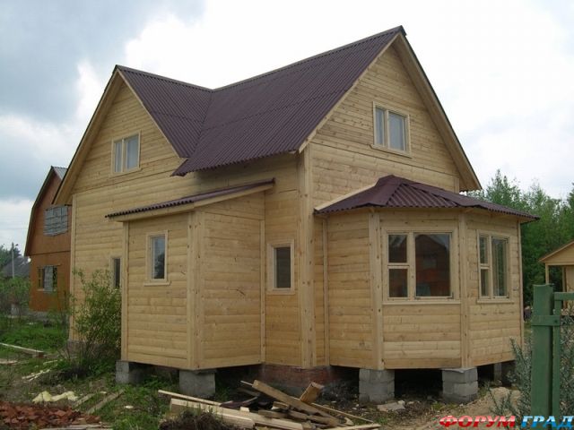 Дачные дома из бруса