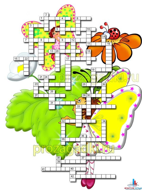 Кроссворд про лето