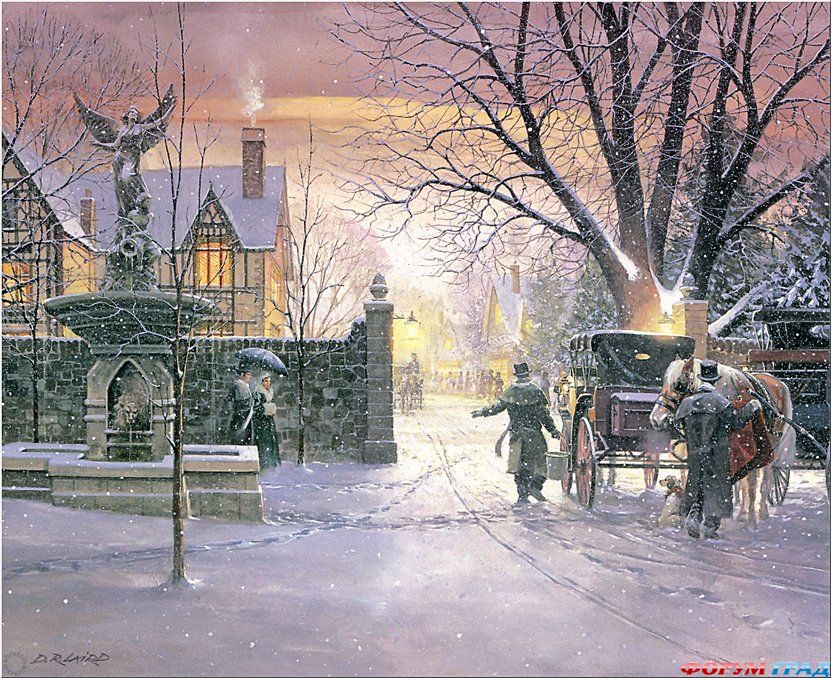 Zima na kartinah. Douglas R. Laird