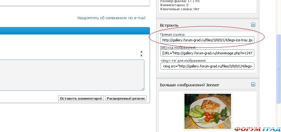 Как вставить изображение