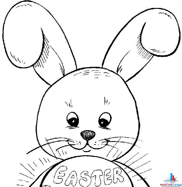 Пасхальные раскраски