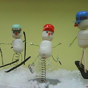 Поделка киндер-спортсмены