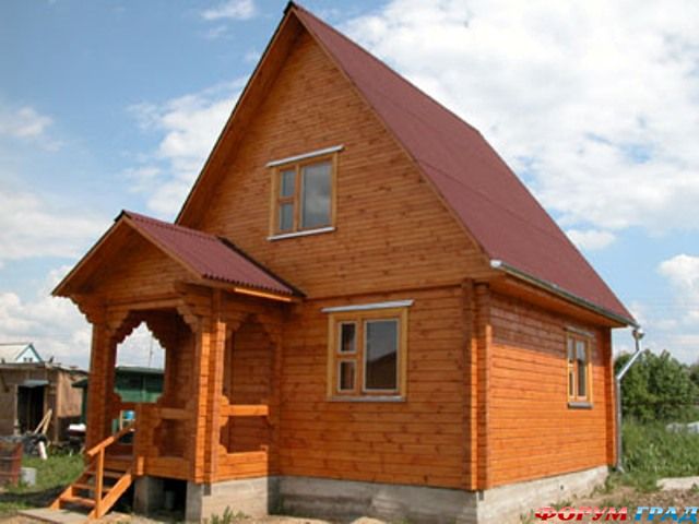 Дачные дома из бруса