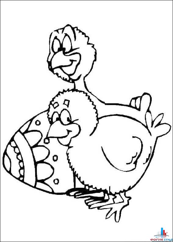 Раскраски пасха