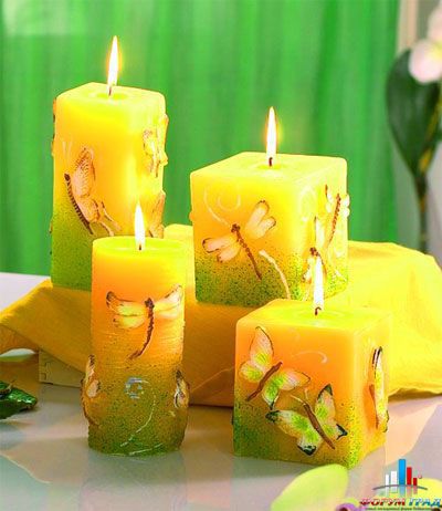 Декоративные свечи