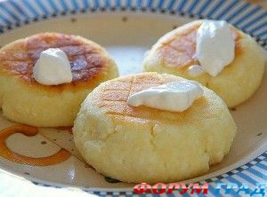 Сырники с манкой