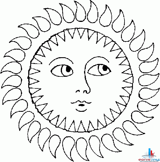 Детские раскраски лето