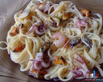 Паста с морепродуктами