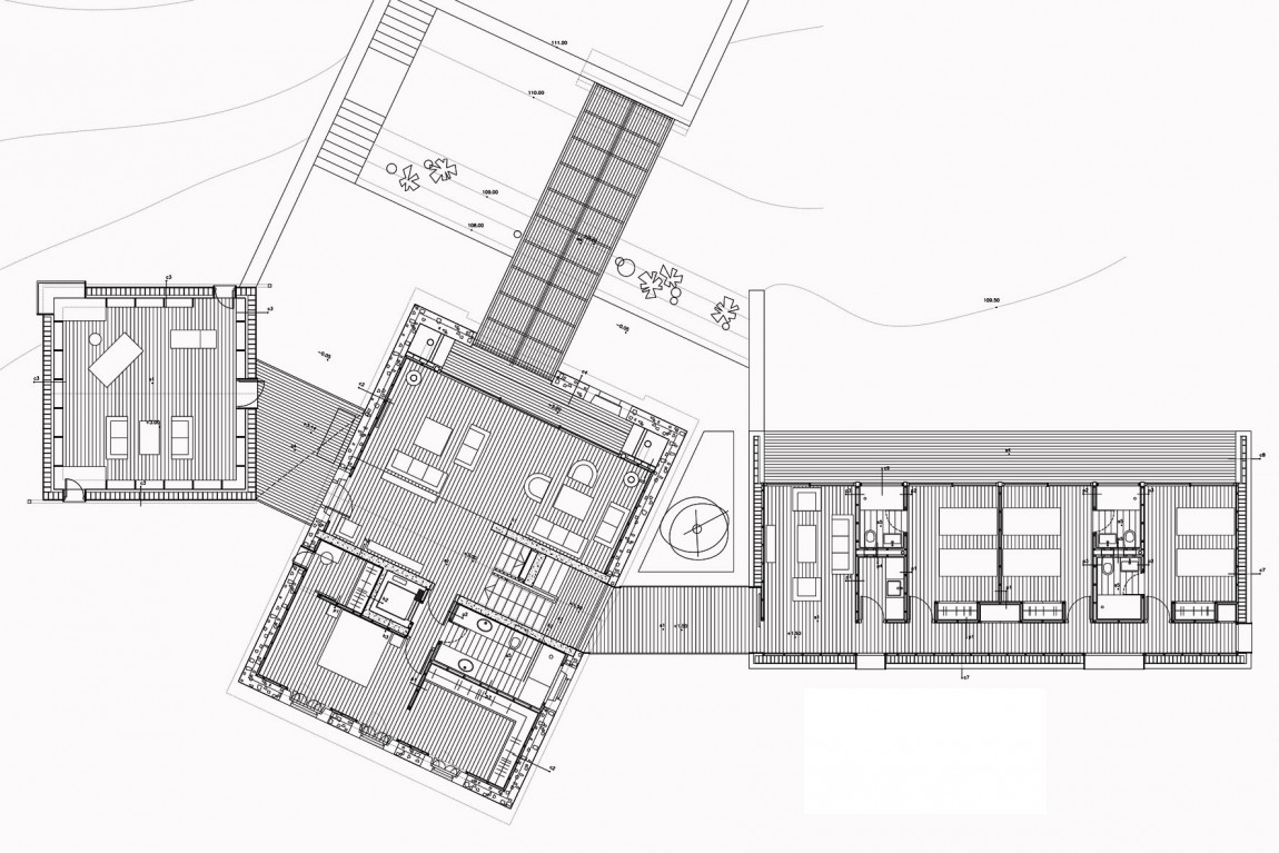 Проект дома с двумя павильонами Casa Rubalcaba в Кантабрии