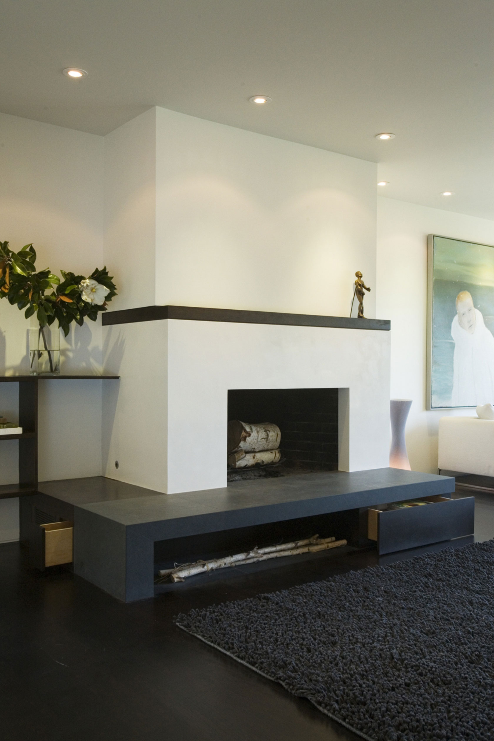 Сочетание чёрного и белого в интерьере апартаментов Alta Plaza от Jennifer Weiss Architecture, Сан-Франциско, США